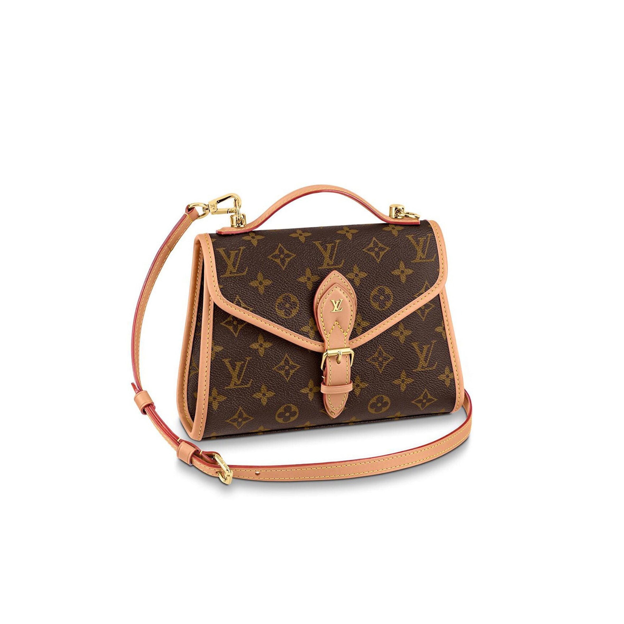 l**is V*t*n ivy handbag monogram canvas m44919 (23.5*18*6cm)